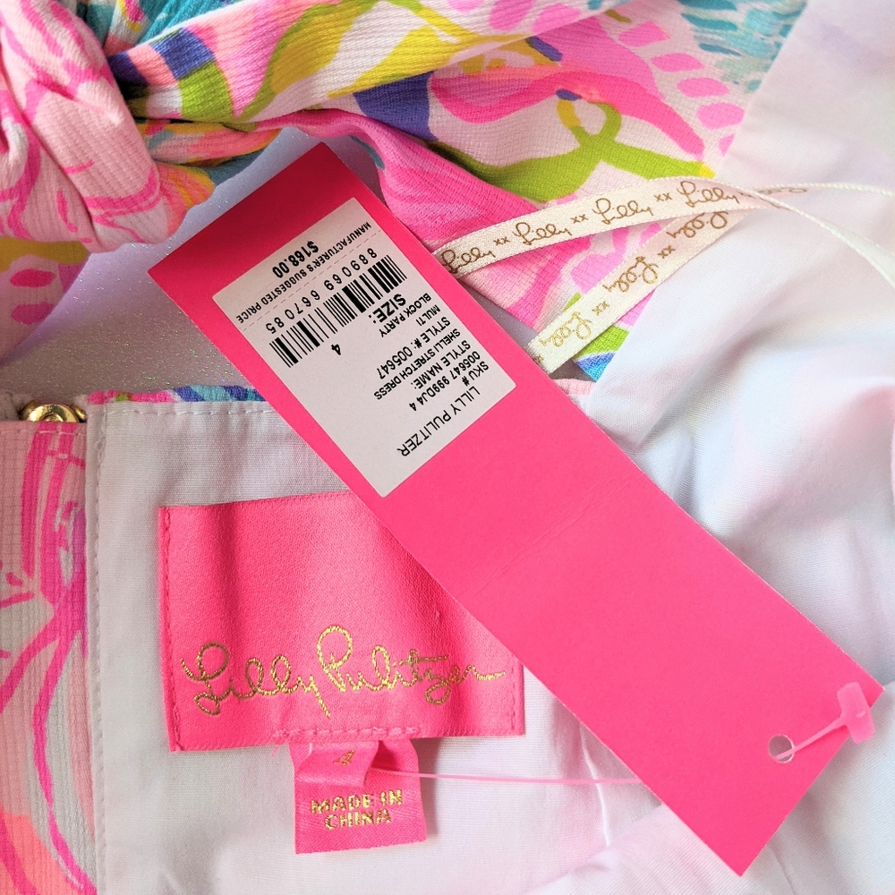 Lilly Pulitzer Shelli stetch dress Size 4 - Picture 6 of 7